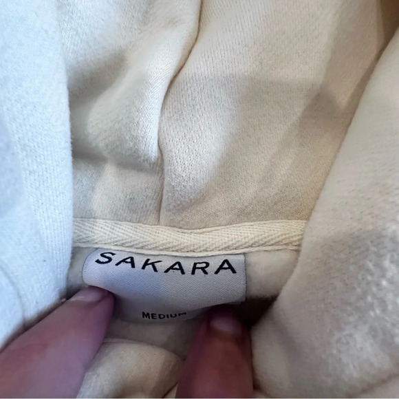 Women's White Hoodie - Picture 6 of 11